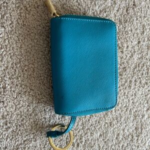 Tori Burch Wristlet Blue/Teal